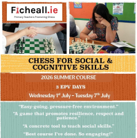 Summer Course 2026 - Chess for Social & Cognitive Skills – Ficheall Network